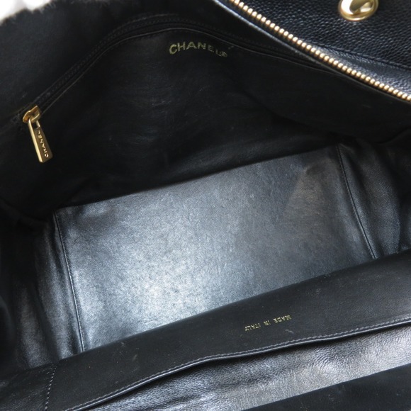 Chanel Chain Matelasse Gold Hardware Tote Bag Caviar Skin - Picture 5 of 9